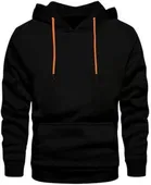 Fleece Printed Hoodie for Men 