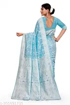 Cotton Zari Woven Saree for Women 