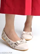 Printed Synthetic Ballerinas for Women 