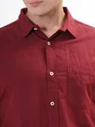 100% Cotton Full Sleeves Solid Shirt for Men 