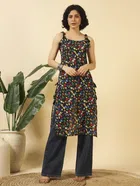 Tie Up Georgette Kurti for Women 