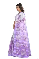 Taffeta Silk Printed Saree for Women 