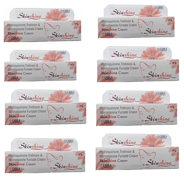 Cadila Skinshine Face Night Cream (15 g, Pack of 8)
