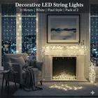 MPROW 11 Meter Decorative White LED Pixel String Light 