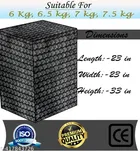 KANUSHI Industries® Washable & Dustproof Front Load Washing Machine Cover 
