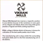 Vikram Mills Mini Mogra Basmati Rice 5 Kg