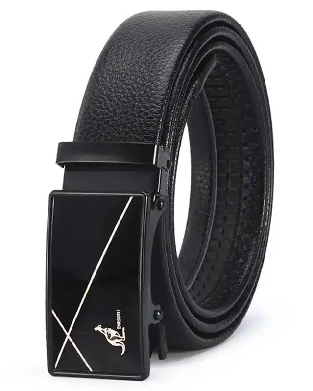 Synthetic Casual Belt for Men (Black)