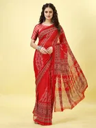 Georgette Printed Saree for Women 