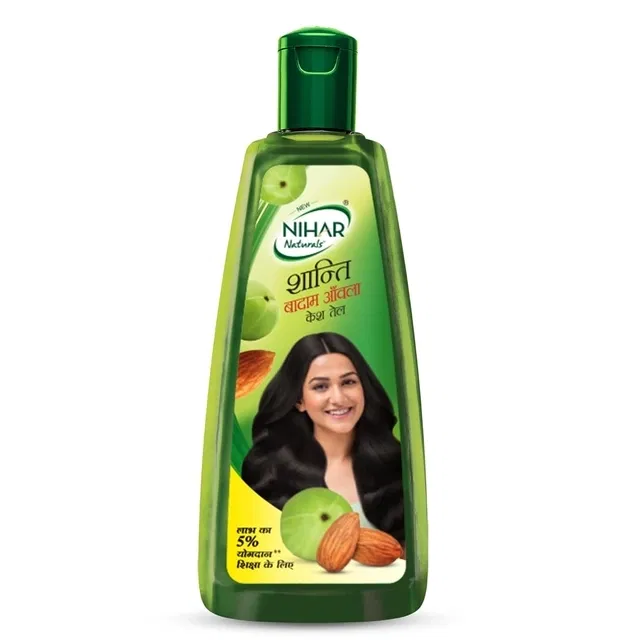 निहार नेचुरल्स शांति आमला बादाम हेयर ऑयल 550 ml