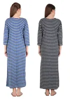 Woolen Hosiery Nighty for Women 