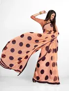 Georgette Printed Saree for Women 