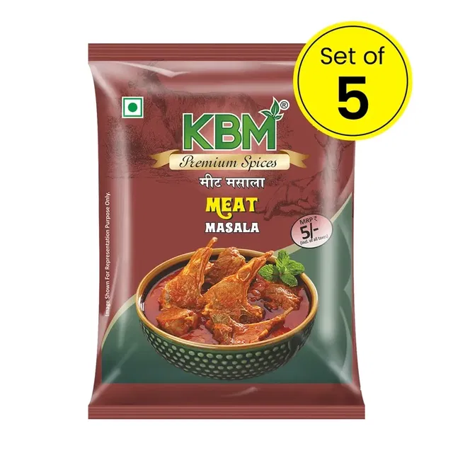 KBM प्रीमियम मीट मसाला 7 g (पैक ऑफ़ 5)