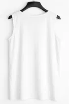 Active Polyester Vests for Men ,White 