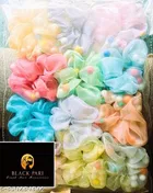 Pure Net Scrunchies for Women, Pack of 12 