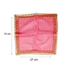 पूजा रेड चुन्नी 