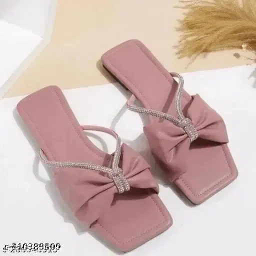 Acknew Flats for Women (Peach, 4) ACK10003