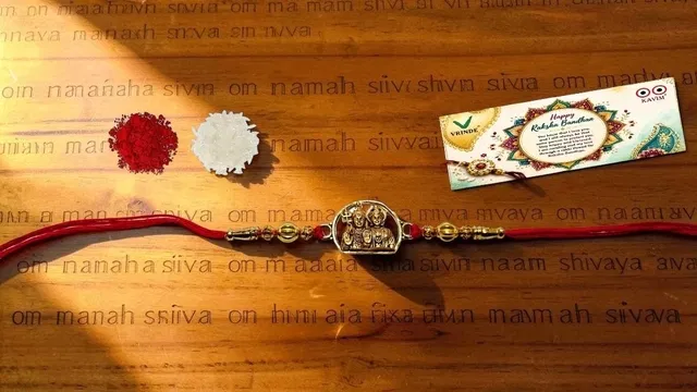 Shiv Parvati Metal Rakhi (Multicolor, Pack of 1)