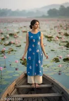 Long Straight Kurti for Women 