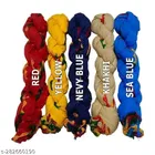 Cotton Blend Solid Dupatta for Women (Multicolor, 2 m) (Pack of 5)