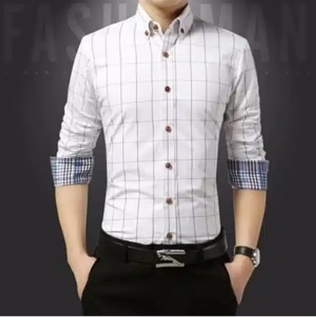 Casual Shirt for Men (Pack of 3) (White, M)