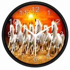 DIVINE CRAFT 7 Horse Analog Wall Clock 