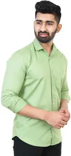 Men's Solid Full Sleeves Shirt 