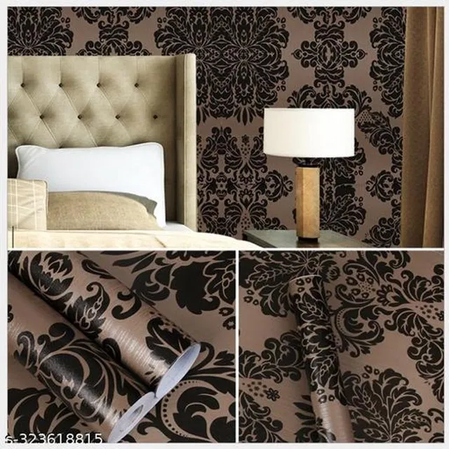 Bliss Vinyl Wallpaper for Home (Multicolor, 45x500 cm)