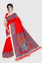 Silk Kalamkari Saree for Women 