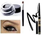 Combo of ADS Kajal & Musk Flower Waterproof Eyeliner Gel with Brush 