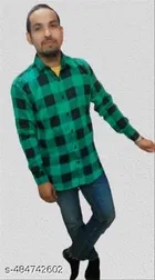 Cotton Blend Checked Shirts for Men, Multicolor, Pack of 2 