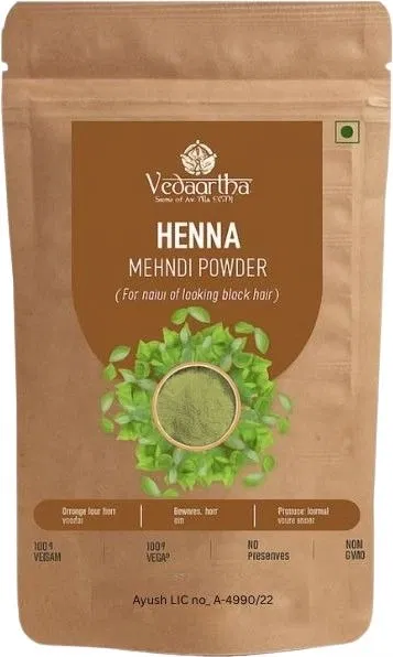 Vedaartha Henna Powder, Pack of 1 (100 g)