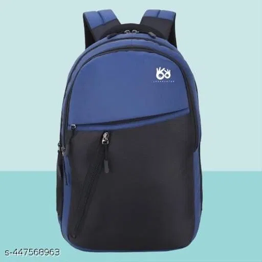 Polyester Backpack for Men & Women, Blue