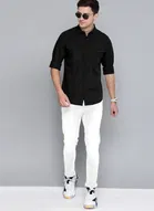 Full Sleeves Solid Shirt for Men 