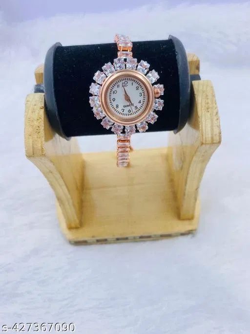Feminine Fancy Diamond Watch Bracelets
