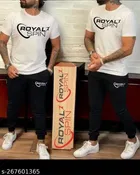 Half Sleeves T-Shirt with Trackpant for Men 