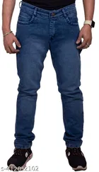 Denim Slim Fit Jeans for Men (Blue, 28)