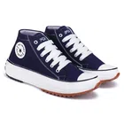 Casual Shoes for Women & Girls (Blue & White, 4)