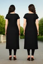 Crepe Printed Kurti for Women 