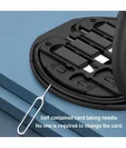 TecSox Foldable Connectors for Smartphones, Black