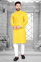 Self Design Kurta Set for Men 