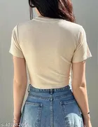 Lycra Top for Women, White 