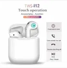 i12 TWS Earphone with Portable 300 mAh Charging Case True Wireless Earbuds with Sensor