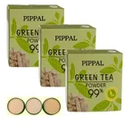 Pippal Green Tea Powder Compact (20 g, Pack of 3)