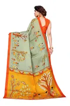 Printed Saree with Blouse Piece for Women 
