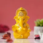 Resin God Ganesha Idol (Yellow)