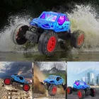 Remote Control Monster Truck with 3D Lights, Off-Road Rock Crawler 