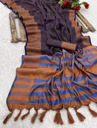 Jacquard Printed Saree for Women 