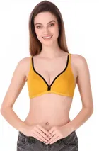 Cotton Blend Non Padded Bra for Women 