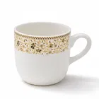 Ceramic Tea & Coffee Cup, White, Pack of 6 