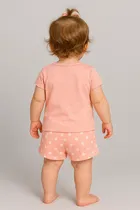 Cotton Blend Printed Clothings Set for Girls 